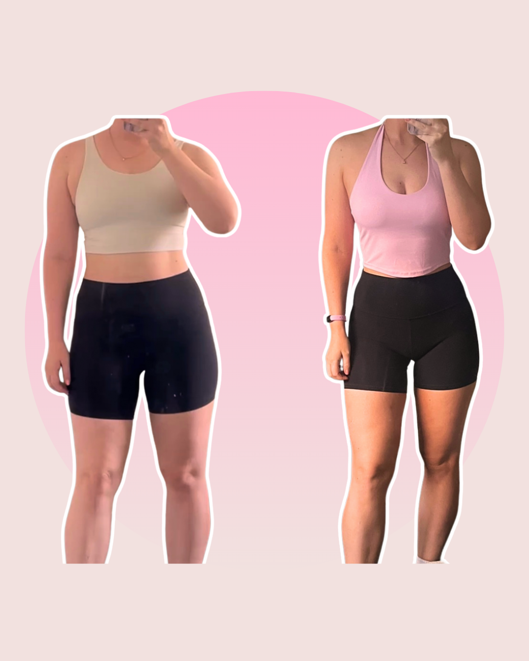 Before and after transformation